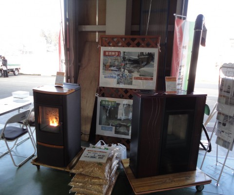 JA越後おぢやさんにてペレットストーブを展示させていただきました！